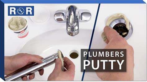 How to apply Plumbers Putty